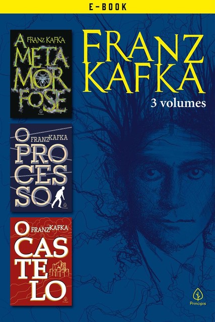 Box Franz Kafka com 3 livros, Franz Kafka