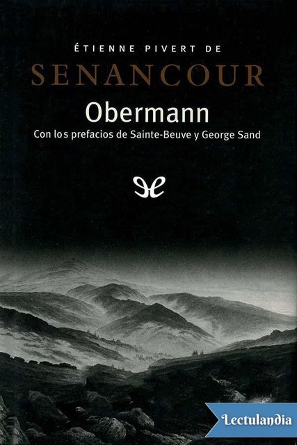 Obermann, Étienne de Senancour
