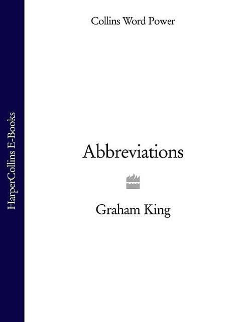 Abbreviations, Graham King