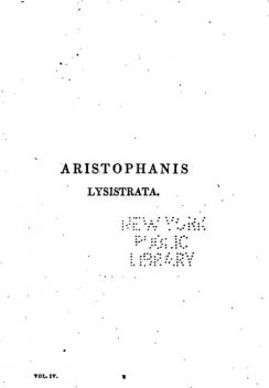 Aristophanis Lysistrata, Aristophanes