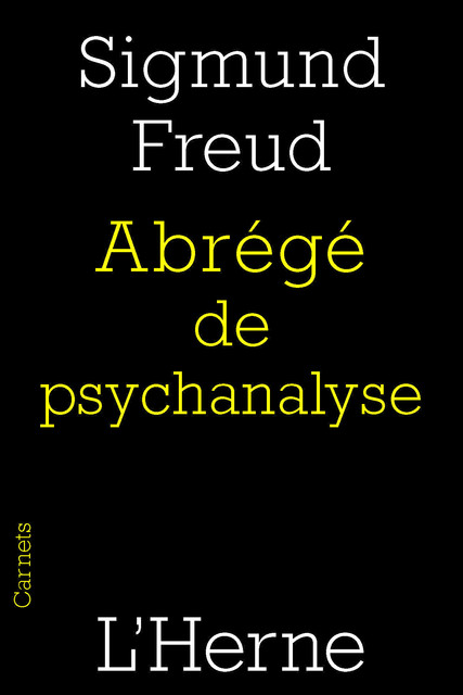 Abrégé de psychanalyse, Sigmund Freud