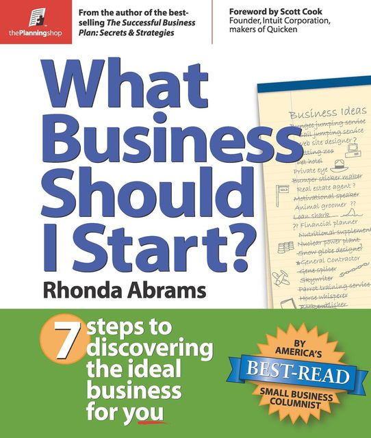 What Business Should I Start, Rhonda Abrams