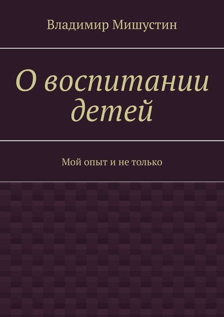 О воспитании детей. Мой опыт и не только, Владимир Мишустин