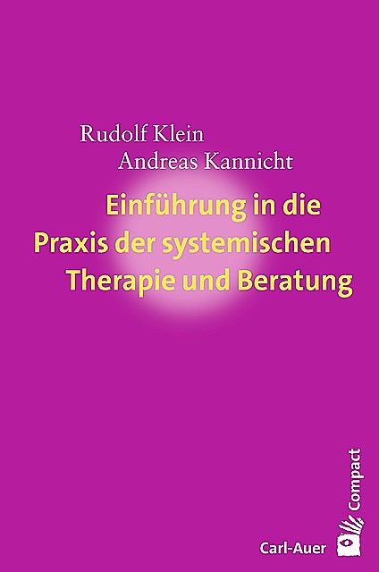 Einführung in die Praxis der systemischen Therapie und Beratung, Rudolf Klein, Andreas Kannicht