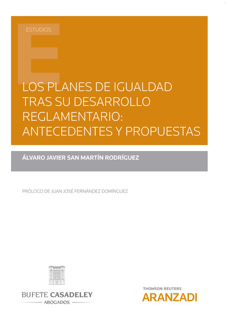 Los planes de igualdad tras su desarrollo reglamentario: antecedentes y propuestas, Alvaro San Martín
