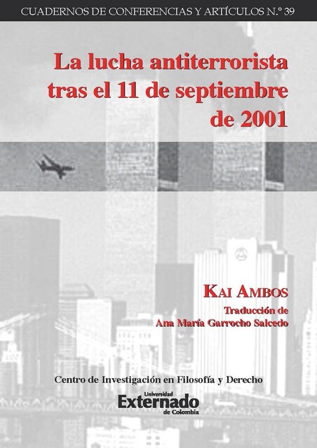La lucha antiterrorista tras el 11 de septiembre de 2001, Kai Ambos