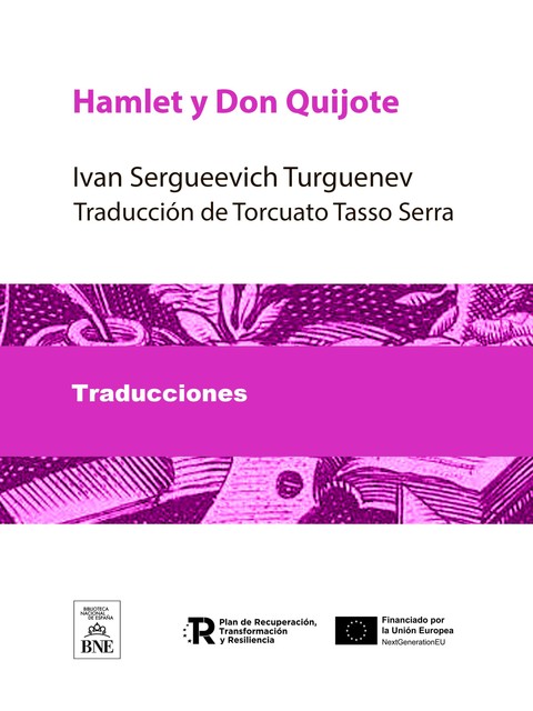 Hamlet y Don Quijote, Iván Turguenev