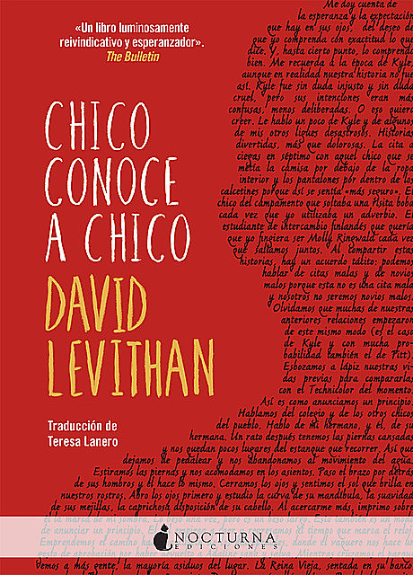 Chico conoce a chico, David Levithan