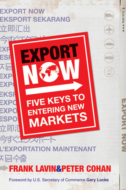 Export Now, Frank Lavin, Peter Cohan