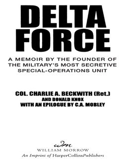 Delta Force, Charlie A. Beckwith, Donald Knox