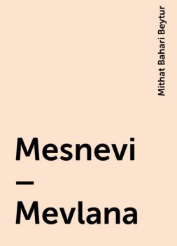 Mesnevi – Mevlana, Mithat Bahari Beytur