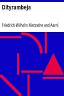 Dityrambeja, Aarni Kouta, Friedrich Wilhelm Nietzsche