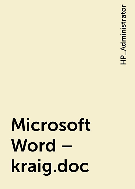 Microsoft Word – kraig.doc, 