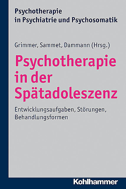 Psychotherapie in der Spätadoleszenz, Gerhard Dammann, Bernhard Grimmer, Isa Sammet