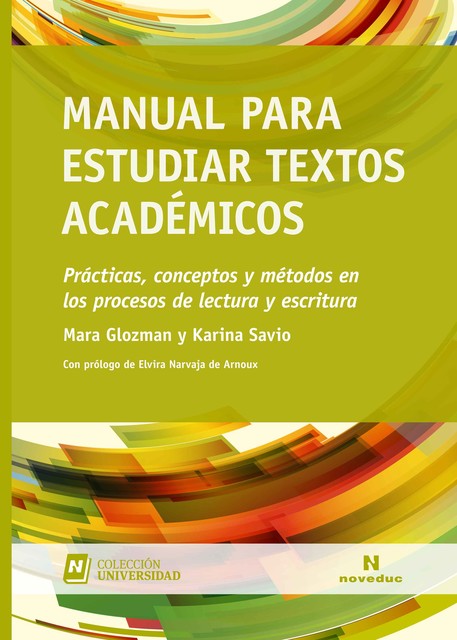 Manual para estudiar textos académicos, Karina Savio, Mara Glozman