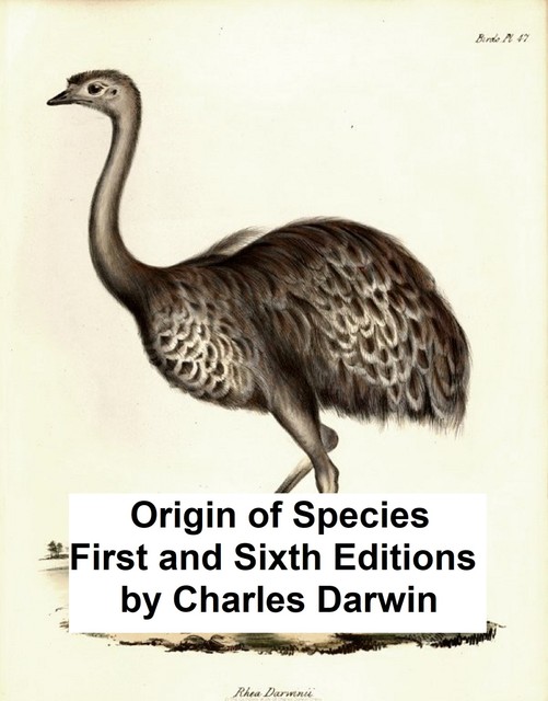 Origin of Speicies First and Sixth Editions, Charles Darwin