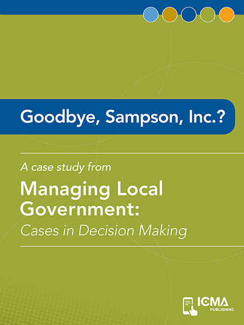 Goodbye, Sampson, Inc.?, James M.Banovetz, Jeffrey A.Raffel, Kevin C.McGonegal