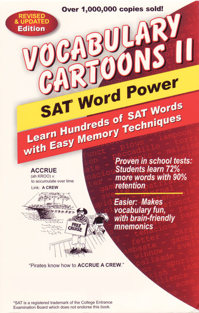 Vocabulary Cartoons II, SAT Word Power, Bryan Burchers, Sam Burchers III, Sam Burchers Jr.