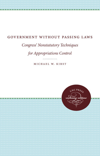 Government Without Passing Laws, Michael W. Kirst