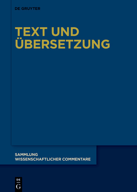 Text und Übersetzung, Joachim Latacz, ANTON BIERL