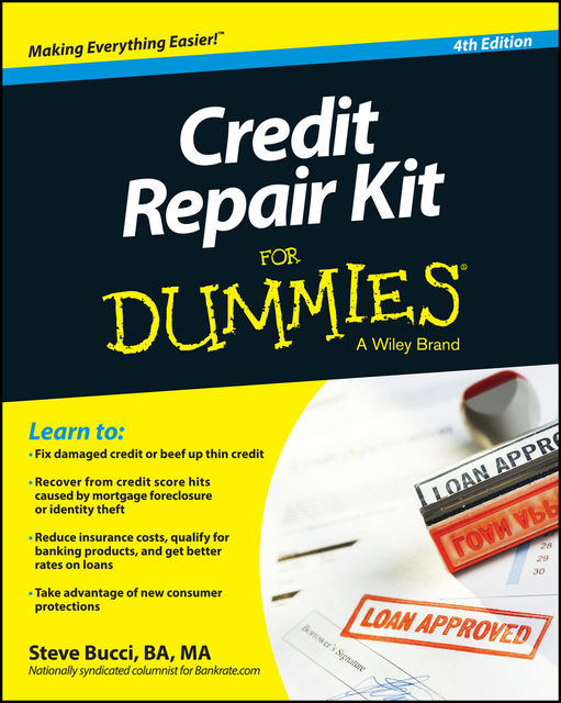 Credit Repair Kit For Dummies, Steve Bucci