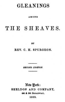 Gleanings among the Sheaves, C.H.Spurgeon