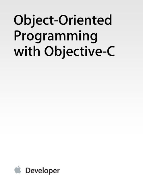Object-Oriented Programming with Objective-C, Apple Inc.