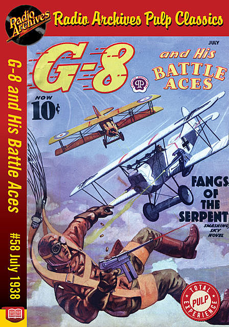 G-8 and His Battle Aces #58 July 1938 Fa, Robert J.Hogan