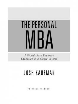 Personal MBA, Josh Kaufman