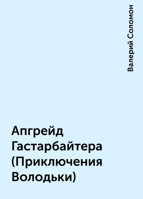 Апгрейд Гастарбайтера (Приключения Володьки), Валерий Соломон