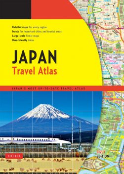 Japan Travel Atlas, Periplus Editions