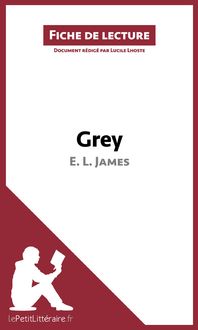Grey de E. L. James (Fiche de lecture), lePetitLittéraire.fr, Lucile Lhoste