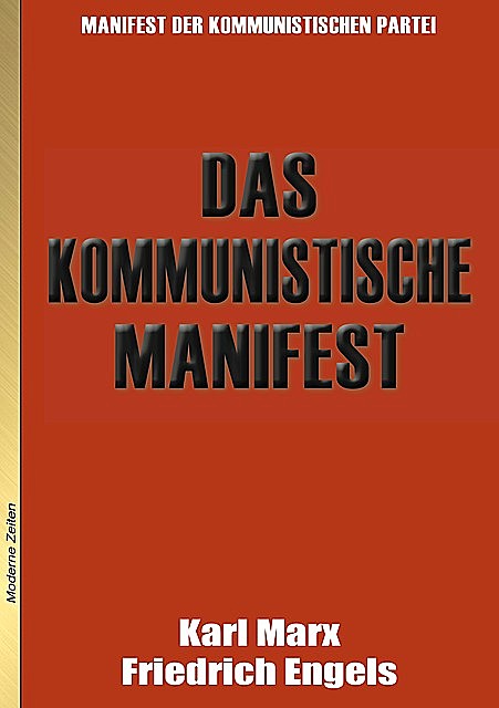 Das Kommunistische Manifest, Karl Marx, Friedrich Engels