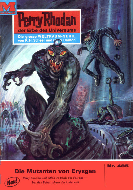 Perry Rhodan 485: Die Mutanten von Erysgan, H.G. Ewers