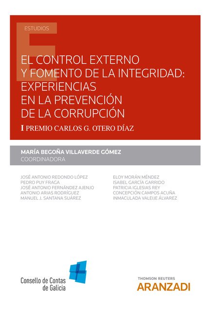El control externo y fomento de la integridad: experiencias en la prevención de la corrupción, Mª Begoña Villaverde Gómez