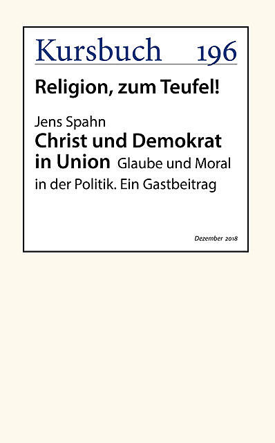Christ und Demokrat in Union, Jens Spahn