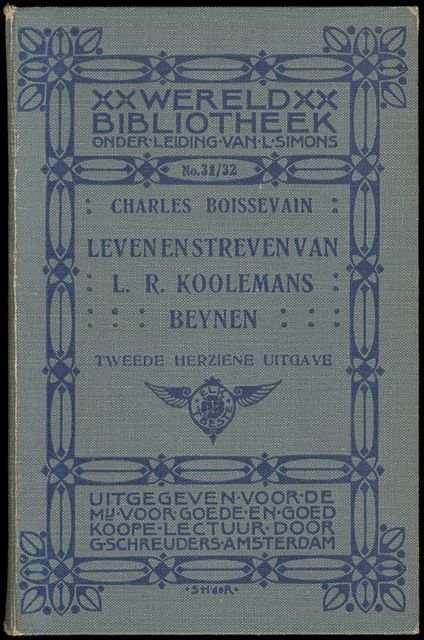Leven en streven van L. R. Koolemans Beynen, Charles Boissevain