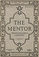 The Mentor: Shakespeare's Country, Vol. 4, Num. 8, Serial No. 108, June 1, 1916, William Winter