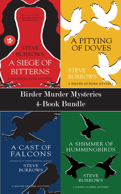 Birder Murder Mysteries 4-Book Bundle, Steve Burrows