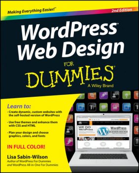 WordPress Web Design For Dummies, Lisa Sabin-Wilson