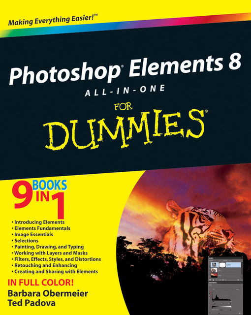 Photoshop Elements 8 All-in-One For Dummies, Barbara Obermeier, Ted Padova