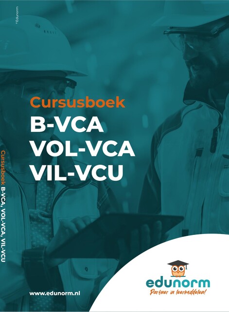 VCA cursusboek (B-VCA, VCA-VOL en VIL-VCU), Edunorm