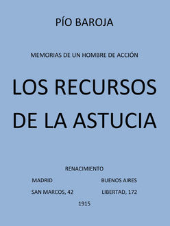 Los Recursos De La Astucia, Pío Baroja