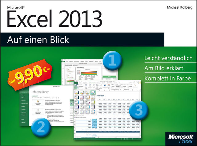 Microsoft Excel 2013 auf einen Blick, Michael Kolberg