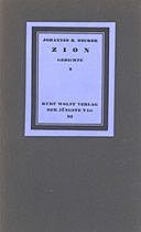 Zion: Gedichte, Johannes Robert Becher
