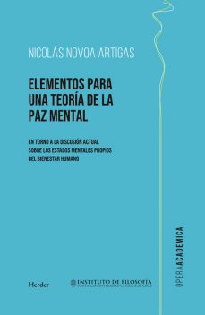 Elementos para una teoría de la paz mental, Nicolás Novoa