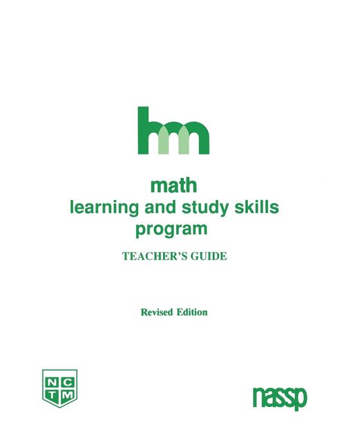Math: Teacher's Guide, hm Group