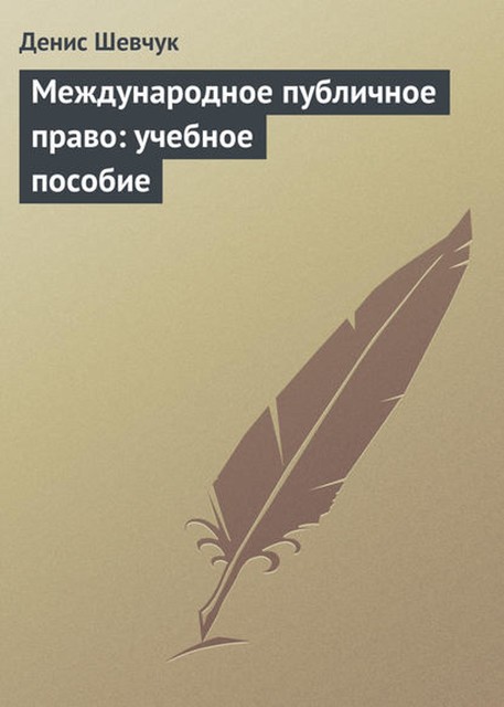 Международное публичное право, Денис Шевчук