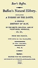 Buffon's Natural History, Volume 02 (of 10) Containing a Theory of the Earth, a General History of Man, of the Brute Creation, and of Vegetables, Mineral, &c. &c, Georges Louis Leclerc Buffon, comte de