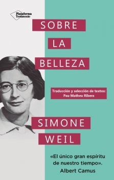 Sobre la belleza, Simone Weil